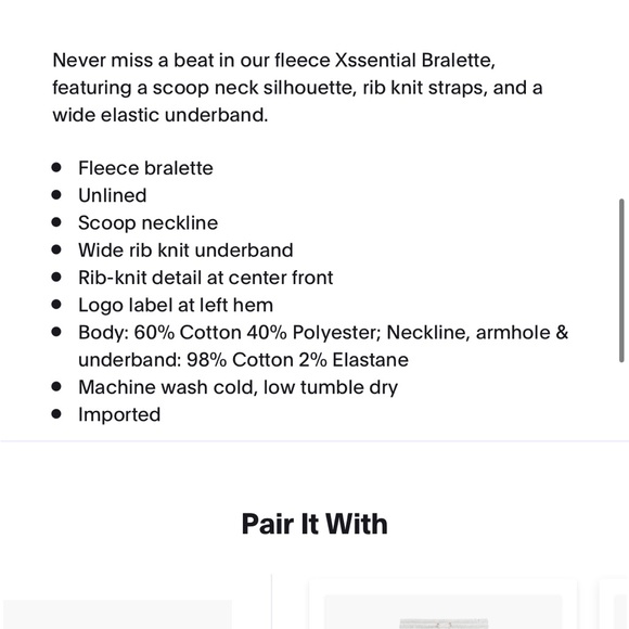 Savage x fenty  grey cotton bralette - Picture 11 of 11